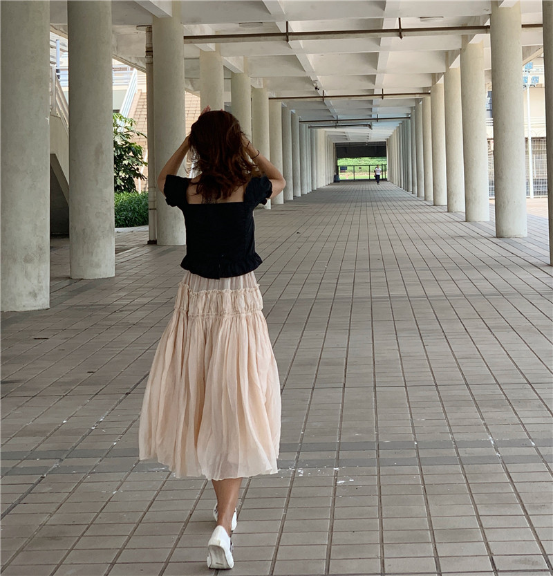 我在外面有猫 重工褶皱花边超仙蓬松半身裙2019夏|msdalam kategori Butik wanita / wanita, skirt - dari Buy2taobao.com untuk memberikan perkhidmatan ejen Taobao profesional membeli