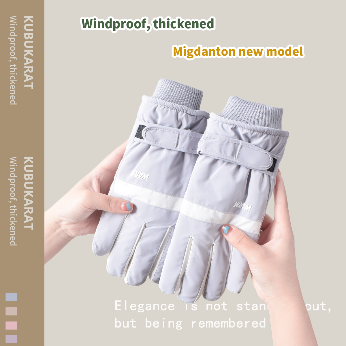 手套女冬季防寒保暖加绒加厚