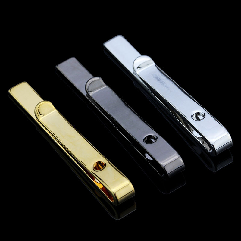 万宝丽高品质简约领带夹 cufflinks 法式衬衫袖扣领夹领扣