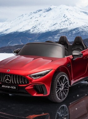 奔驰AMG SL63儿童电动车可坐人遥控汽车四轮宝宝玩具跑车香港台湾