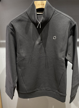 Lafuma乐飞叶国内专柜正品代购25年秋男士半拉链长袖T恤LMTS5DL86