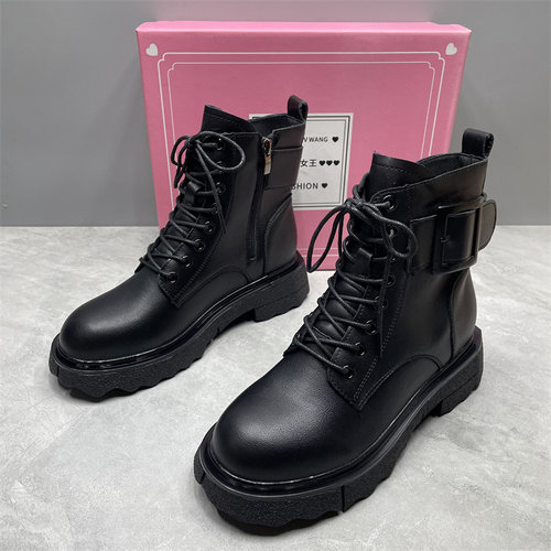 其他马丁靴绒里橡胶底