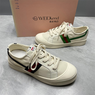 断码处理春夏透气轻便防臭运动平底鞋女士软底系带休闲板鞋35 36