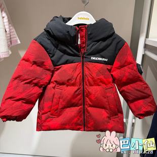 巴拉巴拉童装2025冬装新款男中幼童常规羽绒服202425107109
