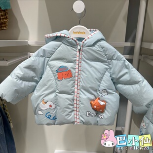 巴拉巴拉羽绒服2025年冬季 婴童可爱萌趣羽绒服200425107101 新款