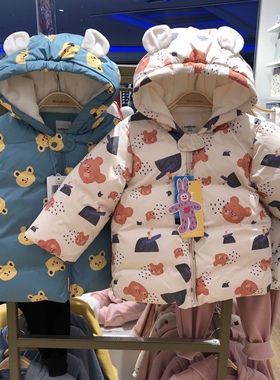 清仓巴拉巴拉童装冬装男女婴童棉服卡通儿童保暖外套厚款201207