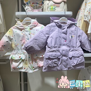 清仓巴拉巴拉专柜2025年新品 女童三防加厚羽绒服201425107002 冬季