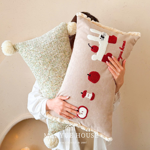 蔓越家长条抱枕靠垫榻榻米腰靠