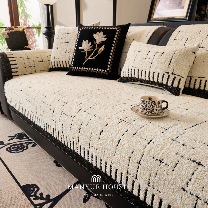 半边绒盖布小香风不掉毛