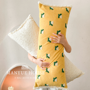 M.life ins客厅沙发长条枕靠枕沙发抱枕靠垫大软包长条靠背腰枕