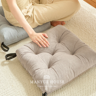 M.life 简约雪尼尔加厚餐椅垫防滑坐垫凳子垫座椅垫屁股垫蒲团垫