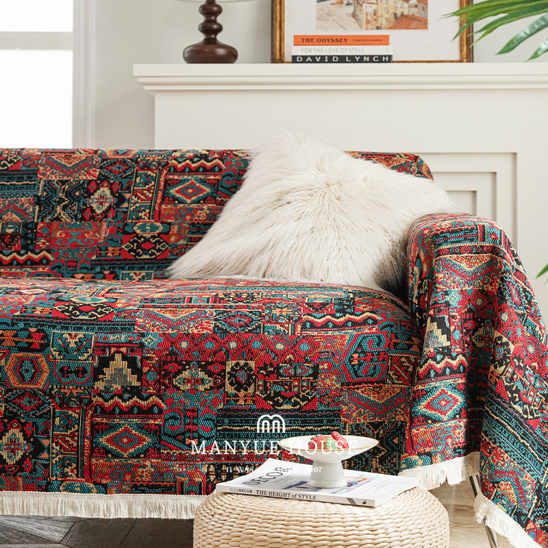 M.life 复古色 客厅沙发巾沙发套罩沙发垫子防尘罩坐垫全盖防猫抓,居家布艺,沙发套,淘宝优惠券,粉丝福利购,淘宝优惠卷