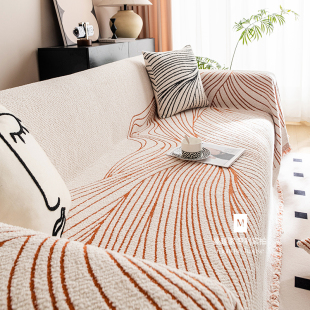 M.life 北欧沙发巾客厅通用沙发垫全铺沙发套罩巾防猫抓 艺术生集