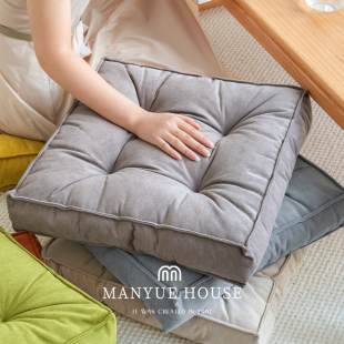 M.life 北欧客厅加厚蒲团坐垫椅垫卧室榻榻米垫子坐墩打坐垫布艺
