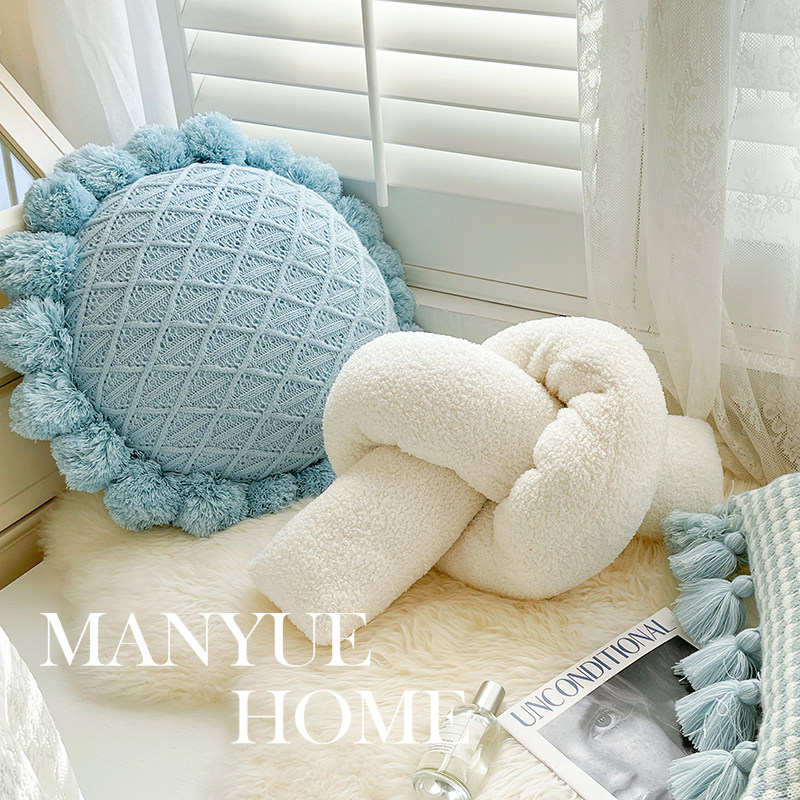 蔓越家 ins可爱飘窗靠背床上装饰枕客厅沙发抱枕靠垫靠枕抱枕套,居家布艺,靠垫/抱枕,淘宝优惠券,粉丝福利购,淘宝优惠卷