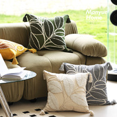 M.life 波西米亚簇绒抱枕抱枕套摩洛哥民宿沙发靠背床头靠垫含芯