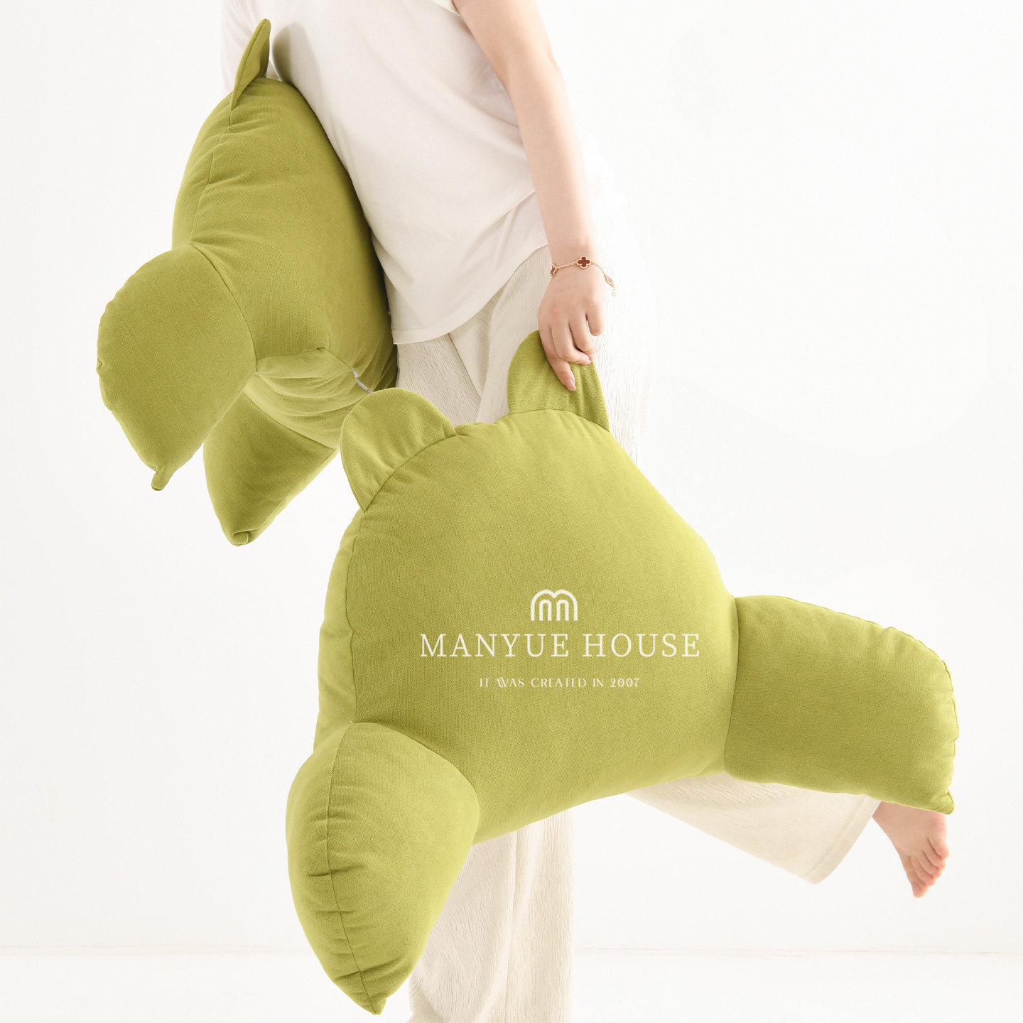 M.life 可爱耳朵款床头大靠背女生趴睡枕沙发枕头抱枕护腰靠垫枕,居家布艺,靠垫/抱枕,淘宝优惠券,粉丝福利购,淘宝优惠卷