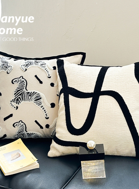 M.life 轻奢现代高端客厅沙发抱枕靠垫卧室床头靠枕抱枕套不含芯