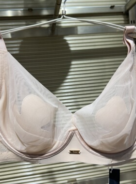 爱慕25简韵女4/4软钢圈薄衬垫大胸显小花瓣文胸AM13A702吊牌599