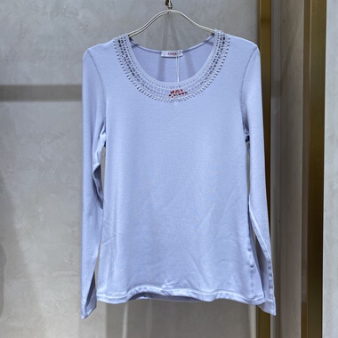 AM72A241爱慕燚暖衣暖绒保暖衣女秋冬含羊绒长袖上衣1299