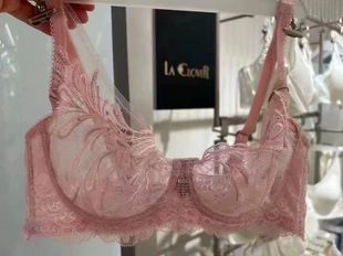 LC13UF1爱慕高端LA CLOVER兰卡文23春夏性感蕾丝超薄文胸2380现货