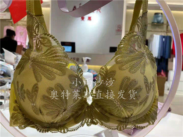 专柜正品 兰卡文 lc11nq1 烫金刺绣小胸厚隆胸效果文胸