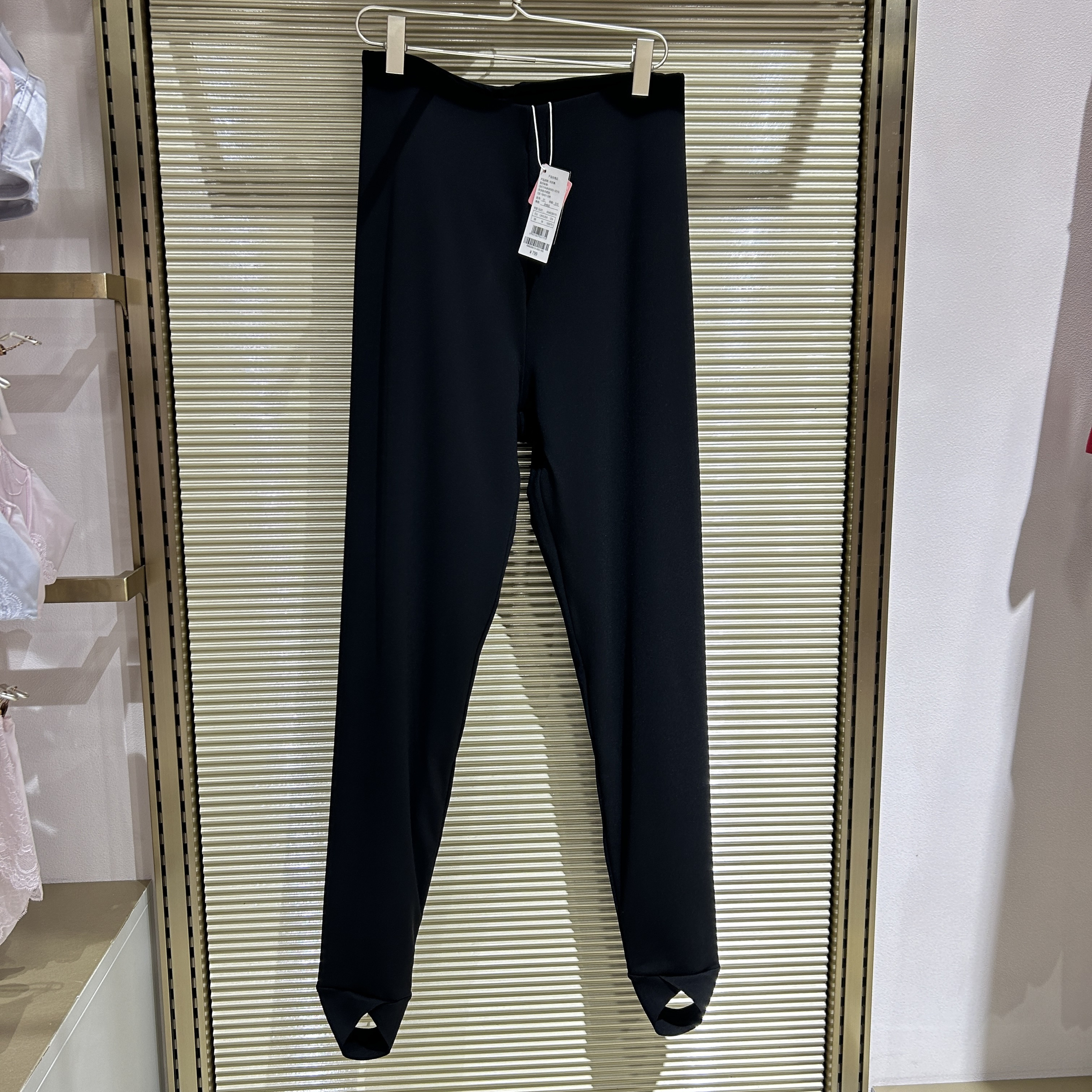 专柜直发爱慕秋冬高腰魔力光面三层羊毛打底踩脚裤AM828015小棉裤