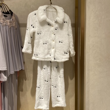 AK343F861爱慕儿童男女童时尚休闲家居套装熊猫物语799