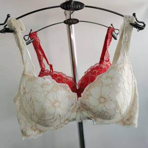 欣姿芳高端lofan文胸L1BA18613/4杯魔姿70有钢圈聚拢刺绣文胸698
