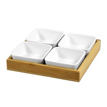 日式创意可爱分格糖果小食拼盘碟子1