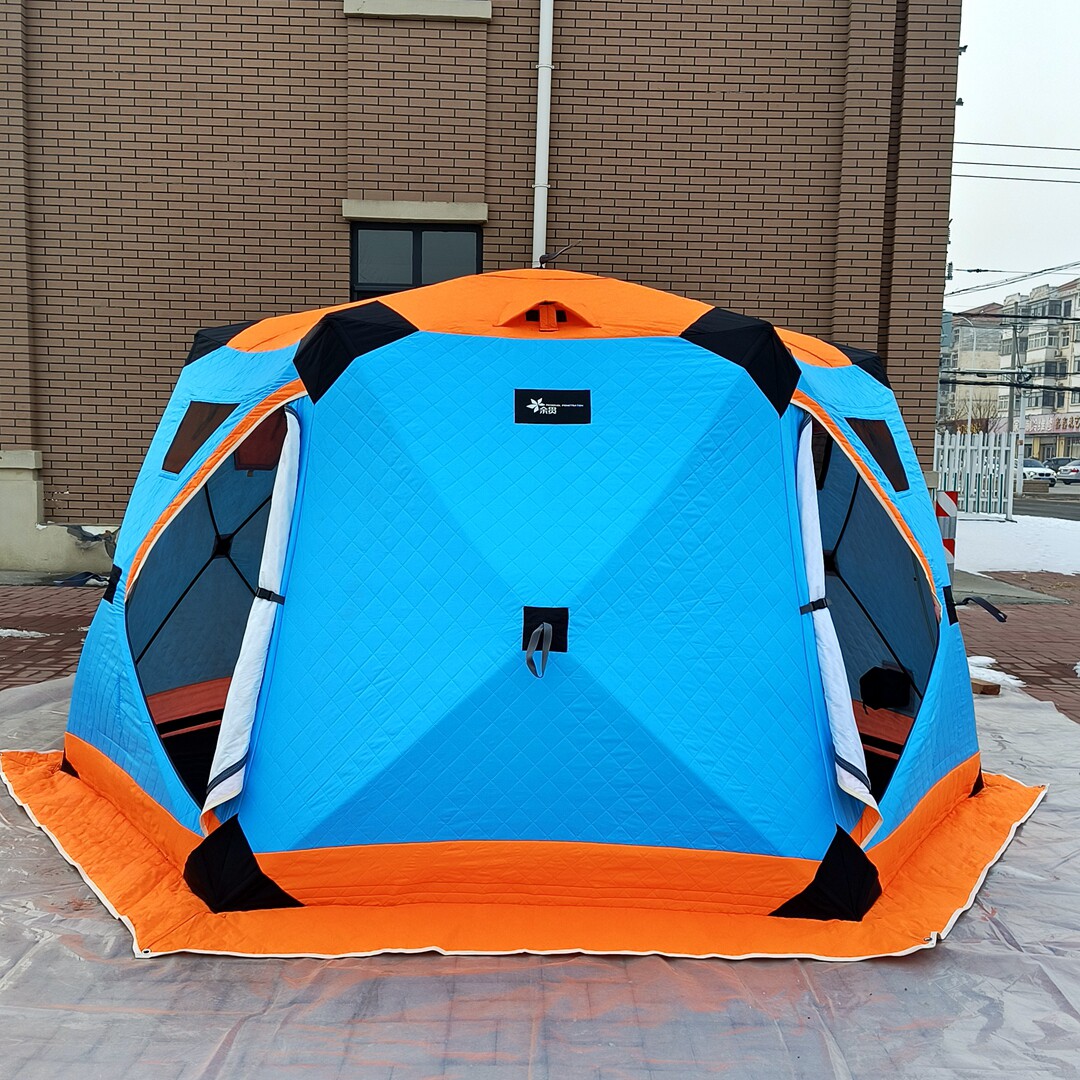 余贯加厚棉帐篷 六角八角冰钓帐篷 余贯露营放牧穿越用保暖帐篷