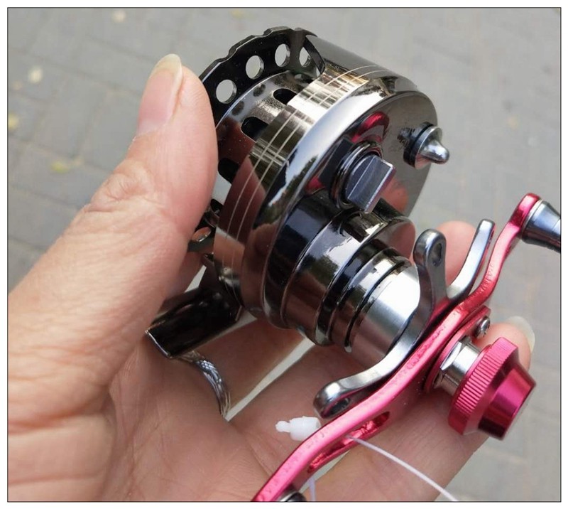 万利特筏50冰钓轮 带泄力微铅轮 筏钓轮 筏60全金属筏竿轮 前打轮