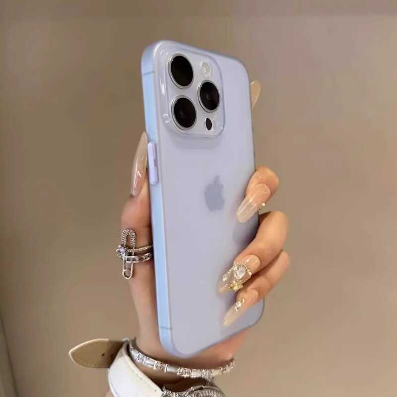 超薄软磨砂防指纹手机壳