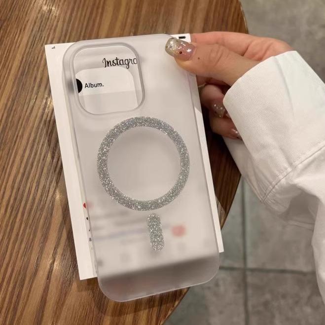 闪粉磁吸苹果系列大孔硬壳