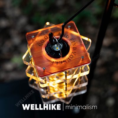 户外叠嶂灯罩 goalzero灯38explore露营配件手作氛围灯衣轻奢