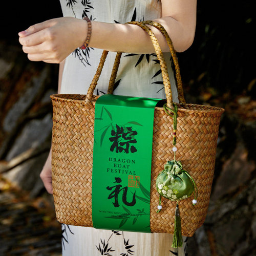 中式粽子礼盒包装盒创意