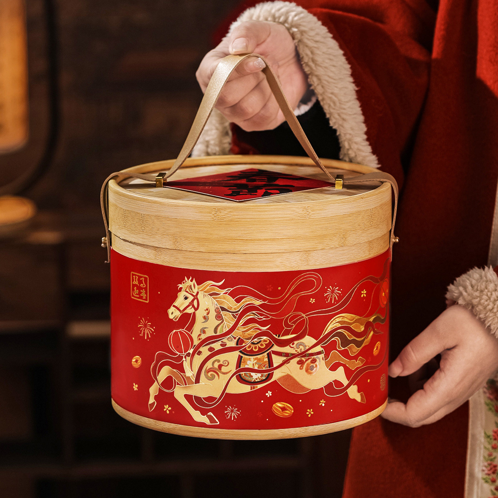 2026新年马年糖果饼干礼盒包装盒