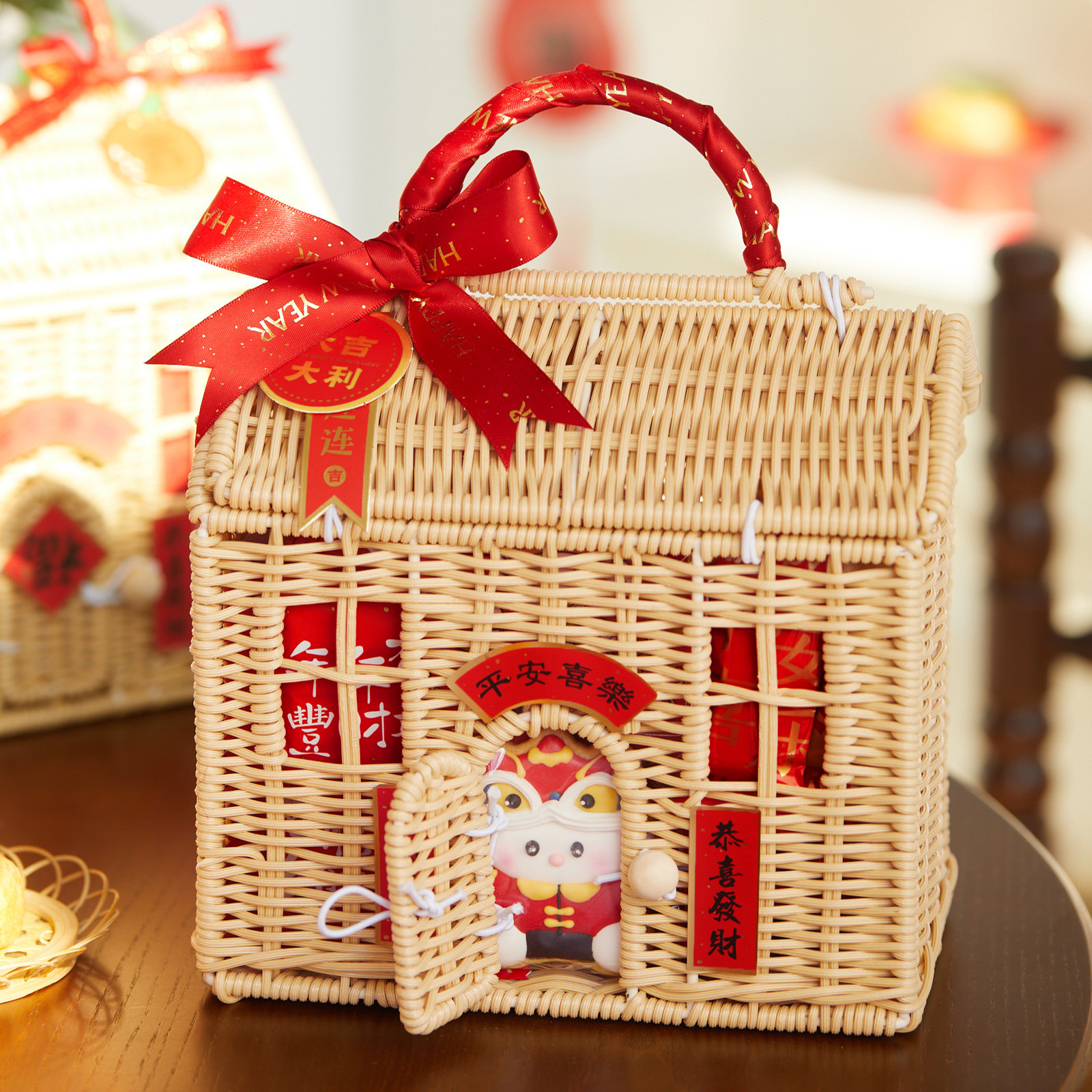 新年创意礼盒包装盒烘焙曲奇饼干太妃糖果雪花酥高级手提礼品盒空,厨房/烹饪用具,点心包装盒/包装袋,淘宝优惠券,粉丝福利购,淘宝优惠卷