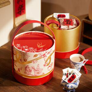 2026马年新年礼盒包装中式高端年货饼干糖果糕点零食礼物礼品盒空