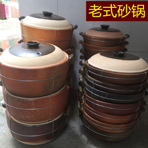 手工陶土砂锅陶瓷瓦罐老式炖锅