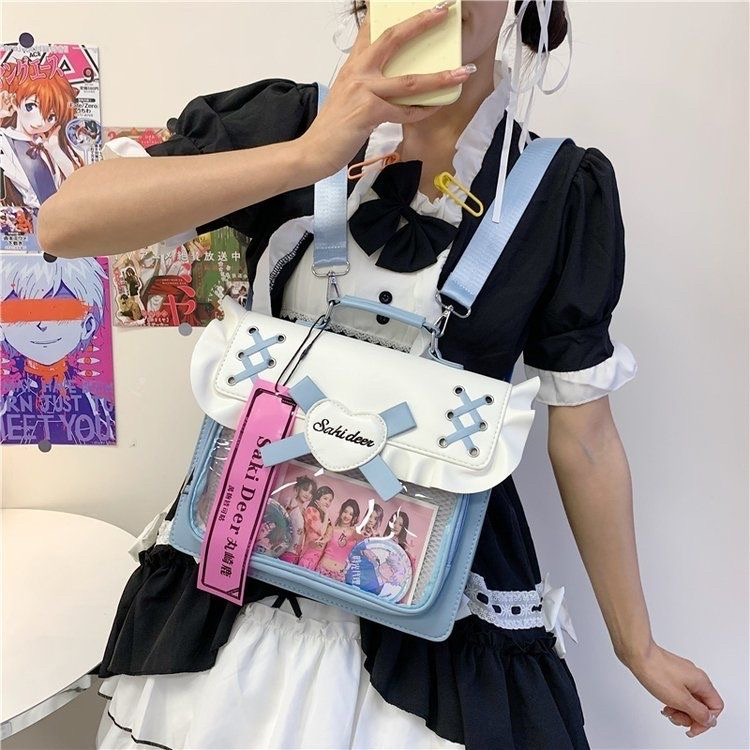 日系小众痛包双肩包女2025新款JK少女风二次元卡通痛包学生背包