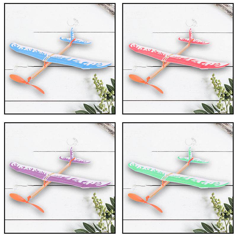 中小学生橡筋比赛专用航模雷鸟橡皮筋动力飞机模型拼装滑翔机玩具