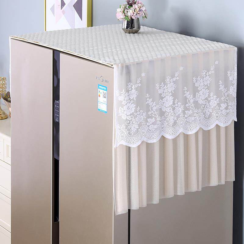 冰箱防尘盖布2024新款十字超薄对开门散热防尘盖布TCL 小米通用款