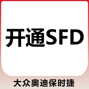 大众奥迪保时捷手动SFD激活开通离线解锁权限保养复位SFD令牌计算