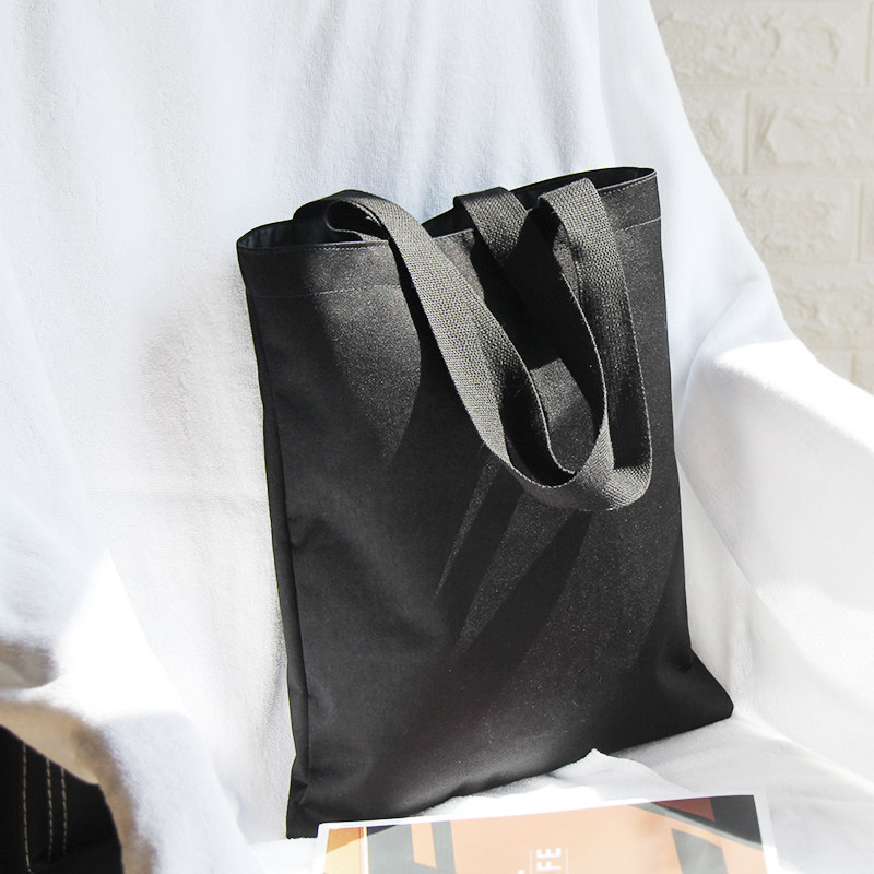 日韩式手提袋学生文艺简约旅行购物袋文件书袋帆布牛津礼品包定制