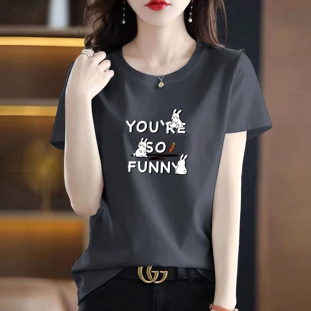 纯棉短袖t恤时尚内搭打底上衣