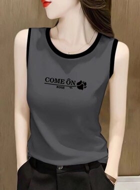 外贸出口清仓女装纯棉背心内搭吊带T恤衫女夏季百搭休闲显瘦上衣