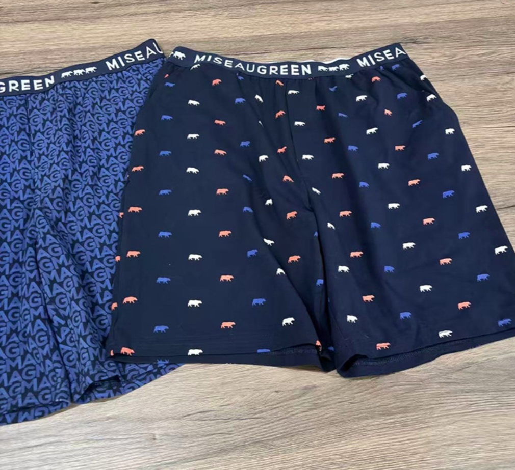 外贸出口欧美家居短裤 男士大码阿罗裤 宽松休闲家居裤 拍2条包邮