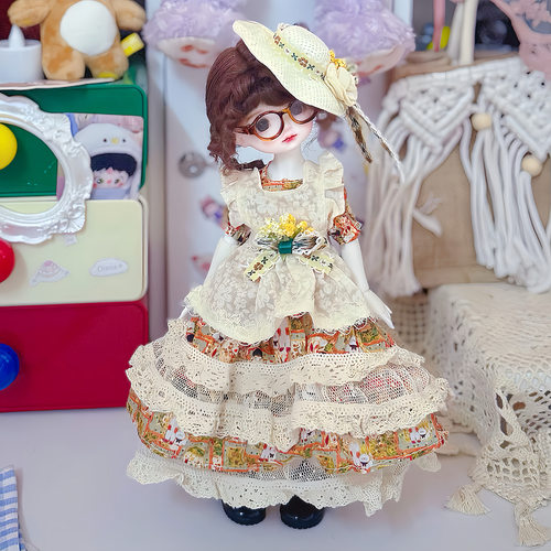 30厘米换装娃娃6分bjd衣服套装cosplay洛丽塔女仆装洋娃娃裙子