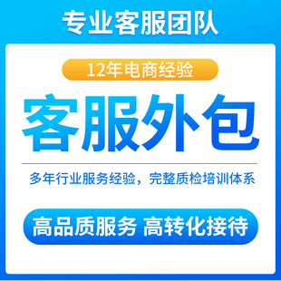 客服外包淘宝天猫店售前售后京东人工在线白夜班抖网店铺托管武汉
